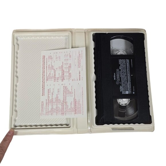 Walt Disney Classics VHS Clamshell Lot Pinocchio Aristocats & Return Of Jafar - Picture 8 of 16